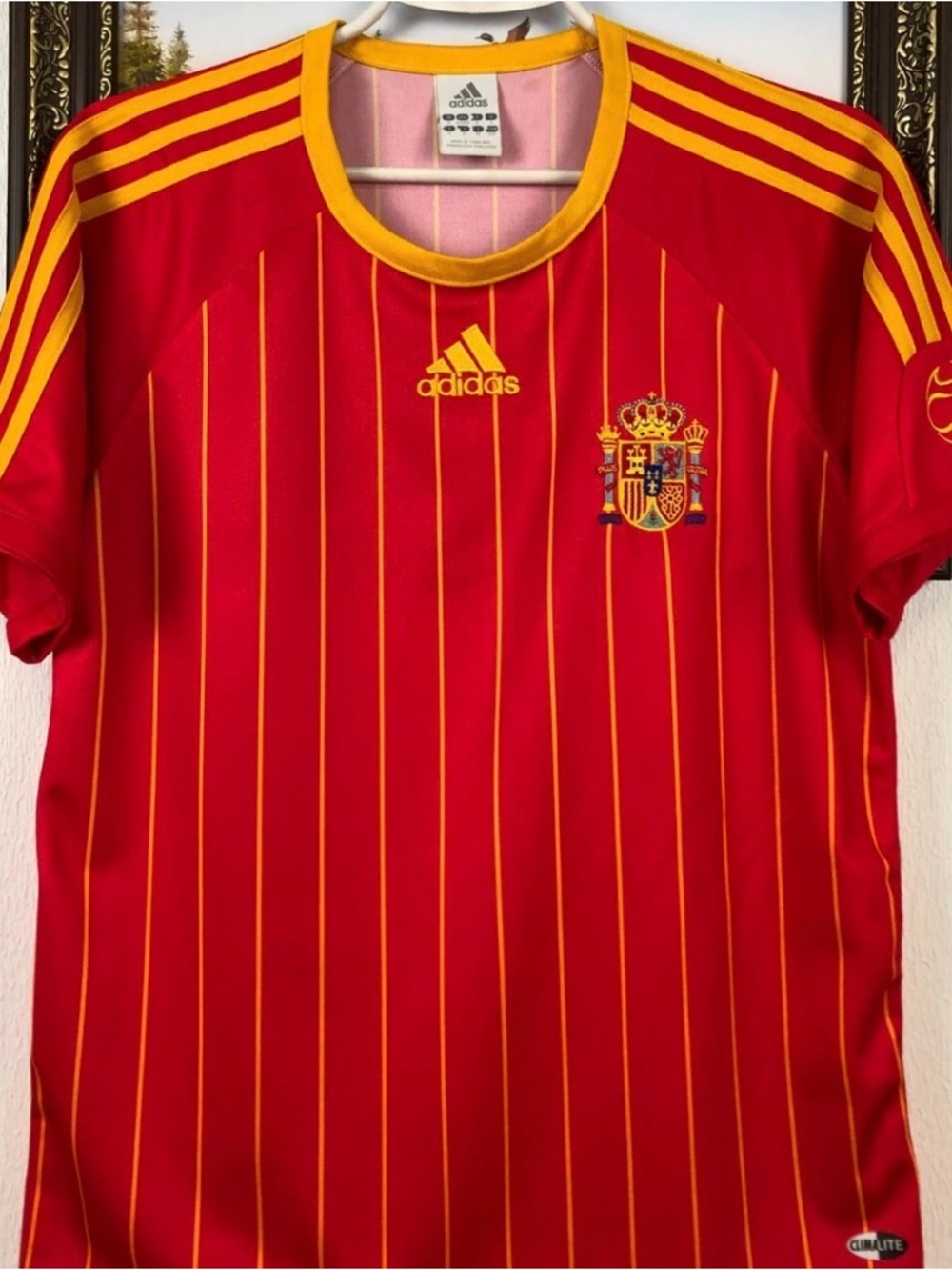 Adidas Spain 2005 - 2007 Home Football Jersey